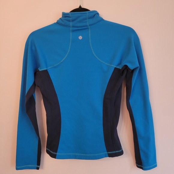 Blue Lululemon Zip-Up Athletic Jacket, size 4 - Picture 2 of 4